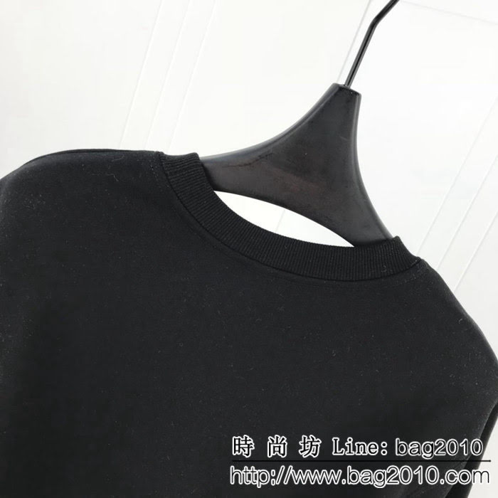 LV路易威登 X SuP聯名款 18秋冬新款 太陽花趣味公仔印花 純棉加絨衛衣 情侶款 ydi1536